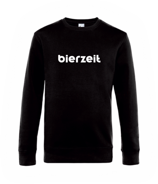 Sweatshirt "bierzeit" - schwarz