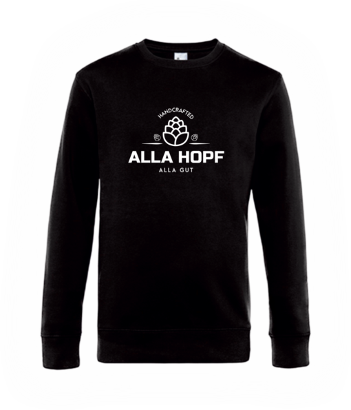 Sweatshirt "Alla Hopf" - schwarz