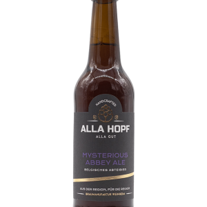 Alla Hopf Abbey Ale – fruchtiges belgisches Ale Craftbier in der 0,33l Flasche