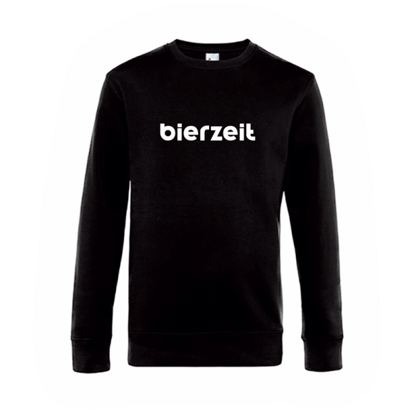 Woinemer bierzeit sweatshirt black – pullover with large front print