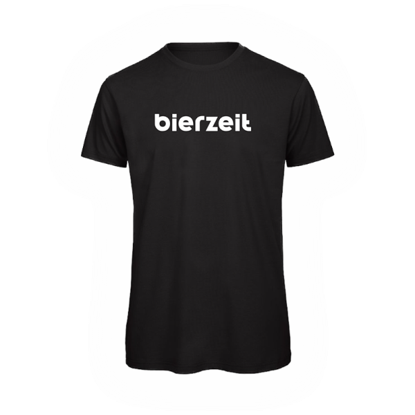 Schwarz.pngWoinemer T-shirt bierzeit black – cotton shirt with large front print