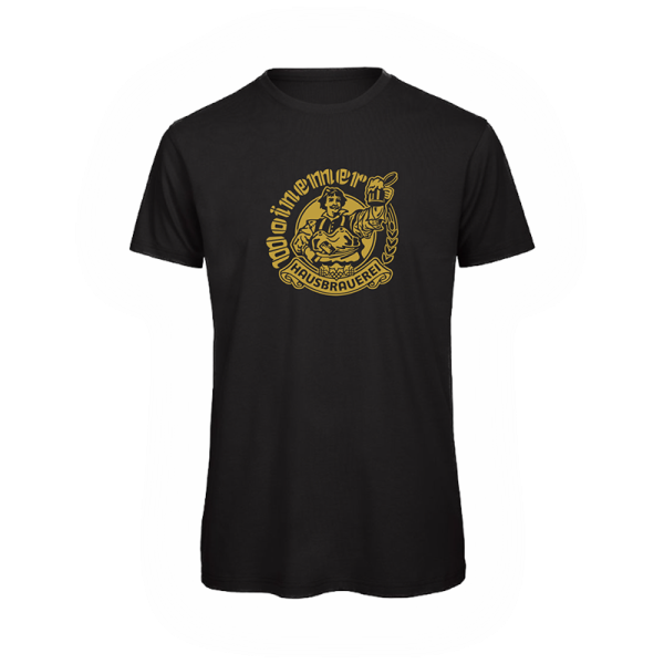 Woinemer T-Shirt Hausbrauerei schwarz – Baumwoll-Shirt mit großem Frontprint