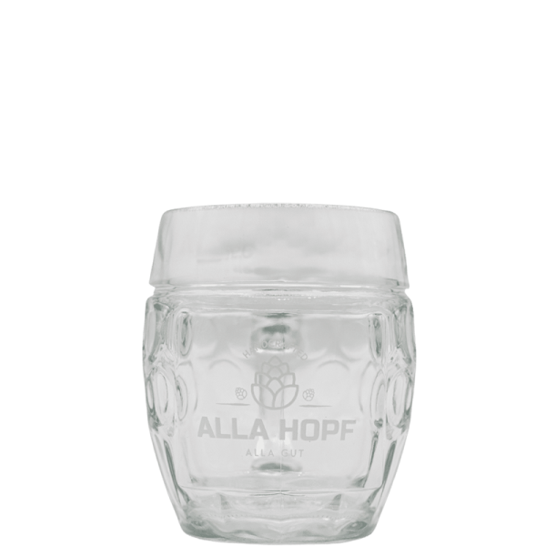 Woinemer Bierhumpen Alla Hopf 0,33l – robuster Humpen im Craftbier-Design